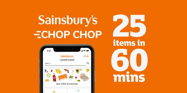 Sainsbury's Chop Chop app.